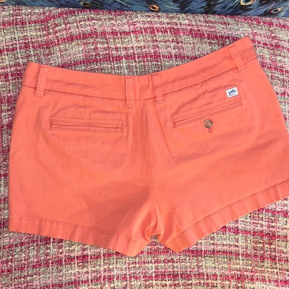Vineyard Vines Size 8 Coral Leah Shorts - Picture 6 of 9